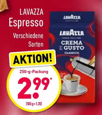 Aldi Nord Lavazza Espresso 250g Angebot