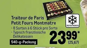 METRO Traiteur de paris petit fours montmartre Angebot