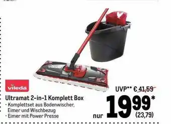 METRO Vileda ultramat 2in1 komplett box Angebot