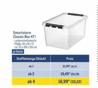 METRO Smartstore classic box 47l Angebot