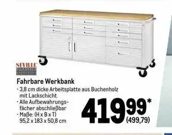 METRO Seville fahrbare werkbank Angebot