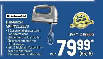 METRO Kitchenaid handmixer 5khm9212ecu Angebot