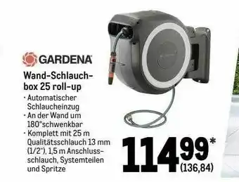 METRO Gardena wand-schlauchbox 25 roll-up Angebot