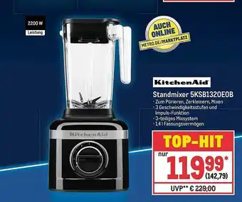 METRO Kitchenaid standmixer 5ksb1320eob Angebot