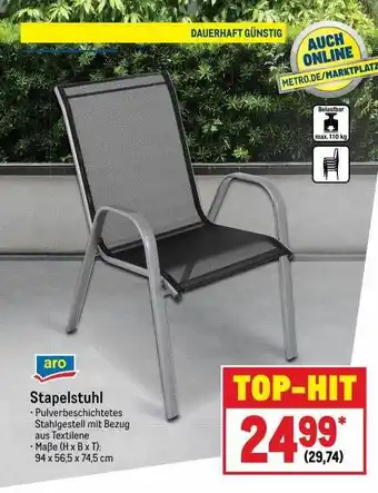 METRO Aro stapelstuhl Angebot