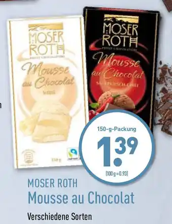 Aldi Nord Moser Roth Mousse au Chocolat 150g Angebot
