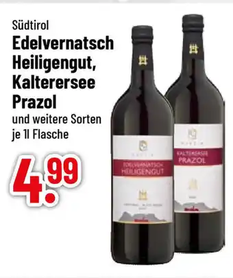 trinkgut Edelvernatsch Heiligengut Kalterersee Prazol 1L Angebot