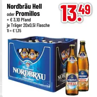 trinkgut Nordbrau Hell o. Promillos 20*500ml Angebot