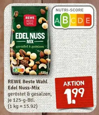 nahkauf REWE Beste Wahl Edel Nuss-Mix 125g Angebot