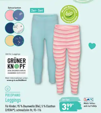 Aldi Nord Pocopiano Leggings Angebot