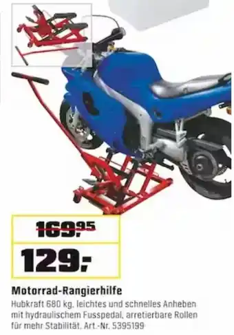 OBI Motorrad Rangierhilfe Angebot