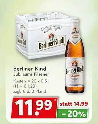 Getränkeland Berliner kindl jubiläums pilsener Angebot