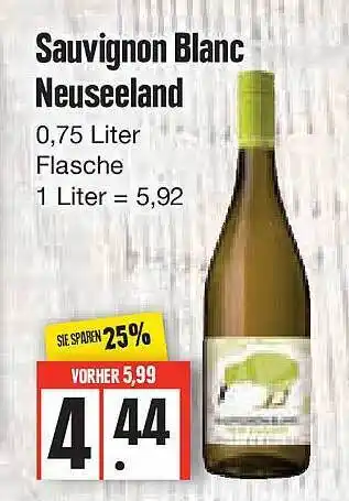 Edeka Sauvignon blanc neuseeland Angebot