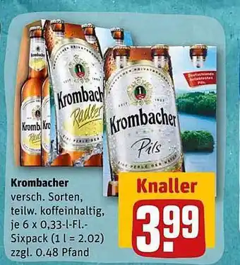 REWE Krombacher Angebot