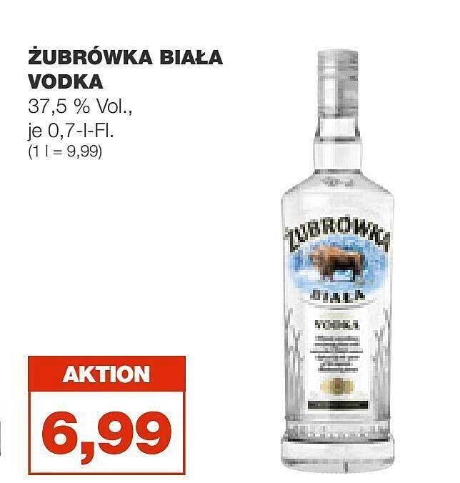 Zubrówka biała vodka Angebot bei mein real