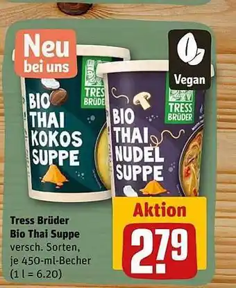 REWE Tress brüder bio thai suppe Angebot