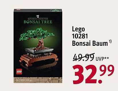 Lego 10281 bonsai baum Angebot bei Rossmann