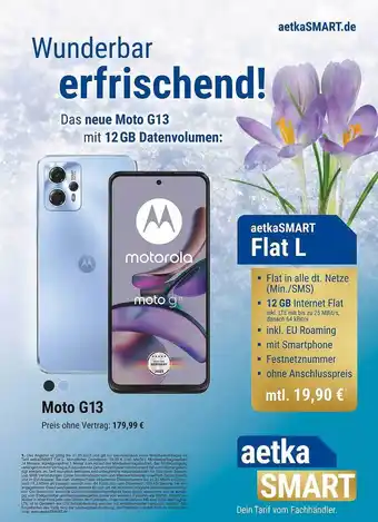 aetka Moto g13 motorola Angebot