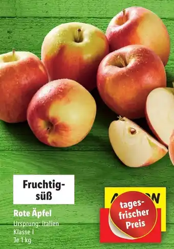 Lidl Rote Äpfel 1 kg Angebot