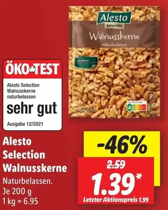 Lidl Alesto Selection Walnusskerne 200 g Angebot