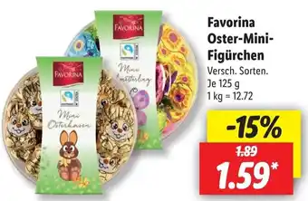 Lidl Favorina Oster Mini Figürchen 125 g Angebot