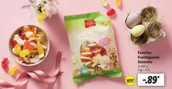 Lidl Favorina Fruchtgummi Ostermix 200 g Angebot