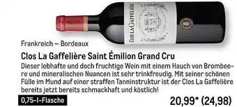 METRO Clos la gaffelière saint émilion grand cru Angebot