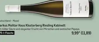 METRO Markus molitor haus klosterberg riesling kabinett Angebot