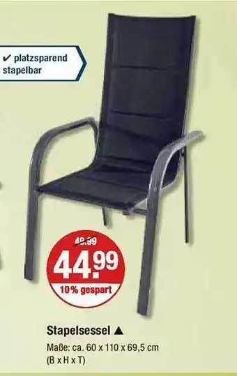 V Markt Stapelsessel Angebot