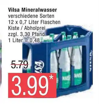 Marktkauf Vilsa mineralwasser Angebot