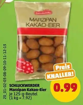 PENNY Schluckwerder marzipan kakao-eier Angebot