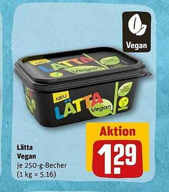 REWE Lätta vegan Angebot