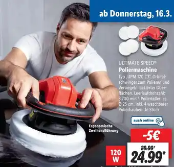 Lidl Ultimate Speed Poliermaschine UPM 120 C3 Angebot