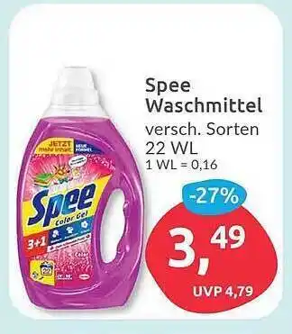 Budni Spee waschmittel Angebot