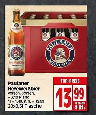 Elli Markt Paulaner hefeweißbier Angebot