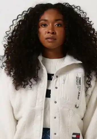 Omoda Tommy hilfiger tommy jeans teddy-jacke tjw reversible sherpa jacket nicht-gerade weiss damen Angebot