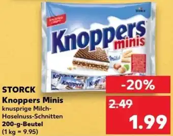 Kaufland Storck Knoppers Minis 200 g Beutel Angebot