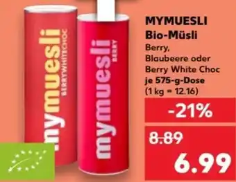 Kaufland Mymuesli Bio Müsli 575 g Dose Angebot