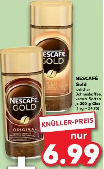 Kaufland Nescafé Gold 200 g Glas Angebot