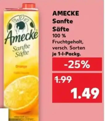 Kaufland Amecke Sanfte Säfte 1 L Packg. Angebot