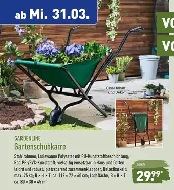Aldi Nord Gardenline Gartenschubkarre Angebot