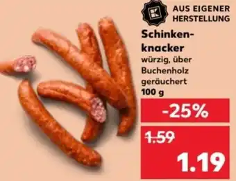 Kaufland Schinkenknacker 100 g Angebot