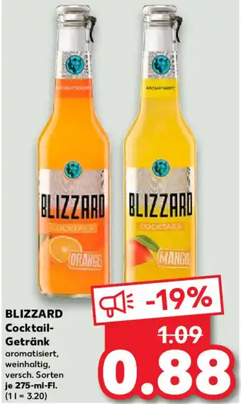 Kaufland Blizzard Cocktail Getränk 275 ml Fl. Angebot