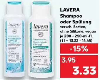 Kaufland Lavera Shampoo oder Spülung 200-250 ml Fl. Angebot