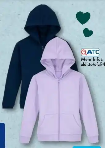 Aldi Nord Kinder sweatjacke Angebot