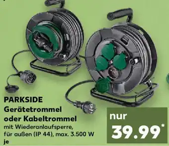 Kaufland Parkside Gerätetrommel oder Kabeltrommel Angebot