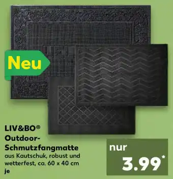 Kaufland Liv&Bo Outdoor Schmutzfangmatte Angebot