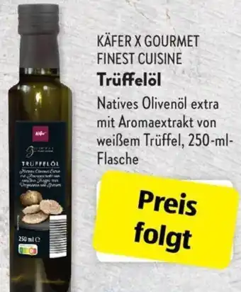 Aldi Süd Käfer X Gourmet Finest Cuisine Trüffelöl 250 ml Flasche Angebot