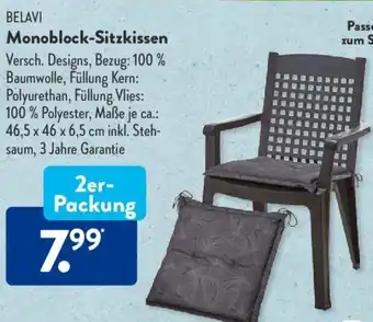 Aldi Süd Belavi Monoblock Sitzkissen 2er Packung Angebot