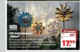 Hagebau Casaya led-solarwindspiel makati Angebot